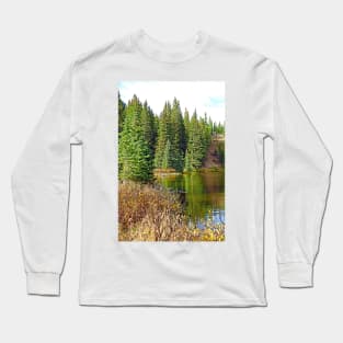 Lake Irene in Autumn Study 13-3 Long Sleeve T-Shirt